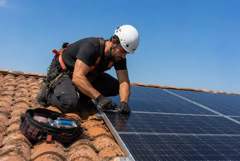 Maintenance et monitoring de panneaux solaires à Notre-Dame-de-Mésage