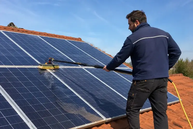 Nettoyage et entretien de panneaux solaires à Notre-Dame-de-Mésage